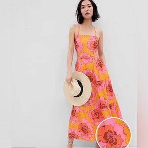 Gap Floral Linen Maxi. Sz. L